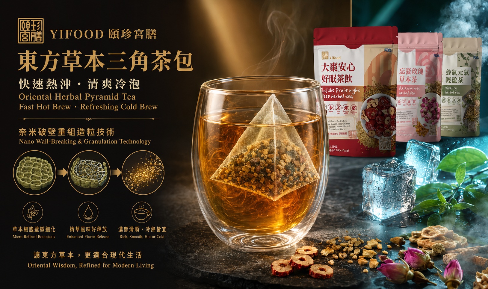 坐月子,月嫂,月子餐,月子茶,哺乳茶,媽媽茶,發奶茶,止渴飲,新品,養生,漢方，herbal tea,新和春,頤珍宮膳、YIFOOD、東方草本茶、漢方茶包、三角茶包、奈米破壁技術、重組造粒技術、冷泡草本茶、無咖啡因茶、無糖茶飲、養生茶包、辦公室茶飲、熱沖冷泡茶、植物性茶飲、台灣草本茶品牌
