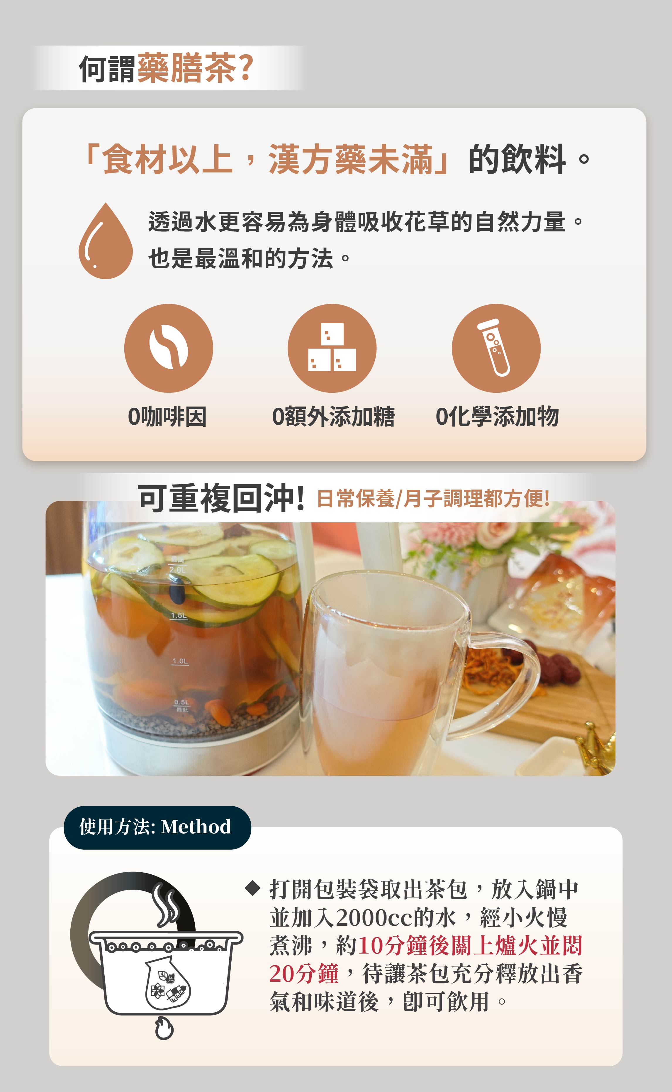 決明子清熱茶飲、 使用方式說明